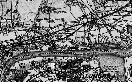 Old map of Willington Quay in 1897