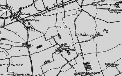 Old map of Willitoft in 1898