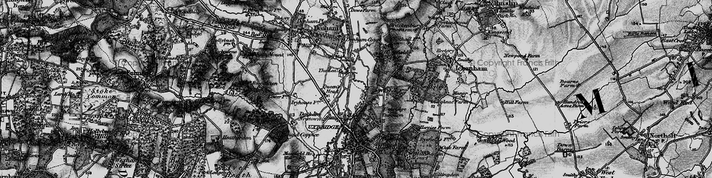 Old map of Willowbank in 1896