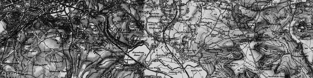 Old map of Bitton Hill in 1898