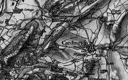 Old map of Cardington Moor in 1899
