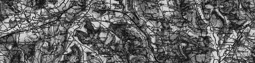 Old map of Widworthy Hill in 1898