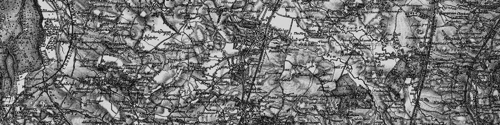 Old map of Wilmslow in 1896