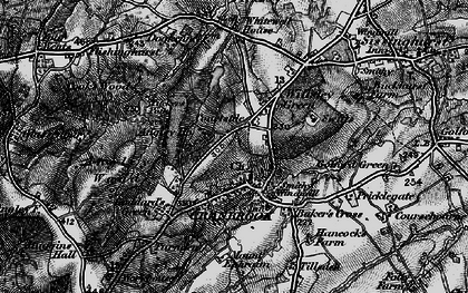 Old map of Angley Wood in 1895