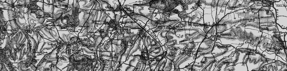 Old map of Wilson in 1895