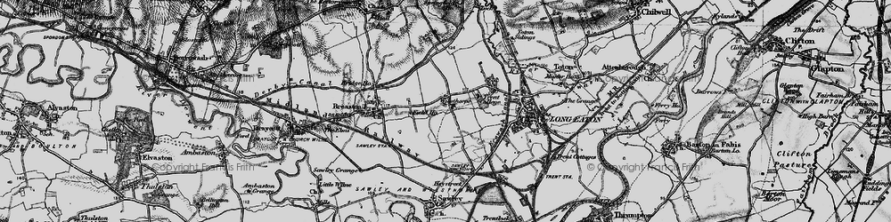 Old map of Wilsthorpe in 1895