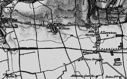 Old map of Wilton in 1898