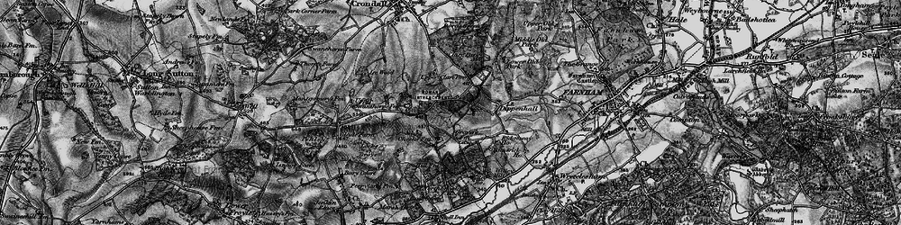 Old map of Barley Pound in 1895