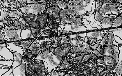 Old map of Winchfield in 1895
