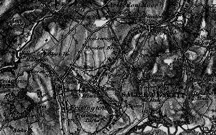 Old map of Windergill Beck in 1897