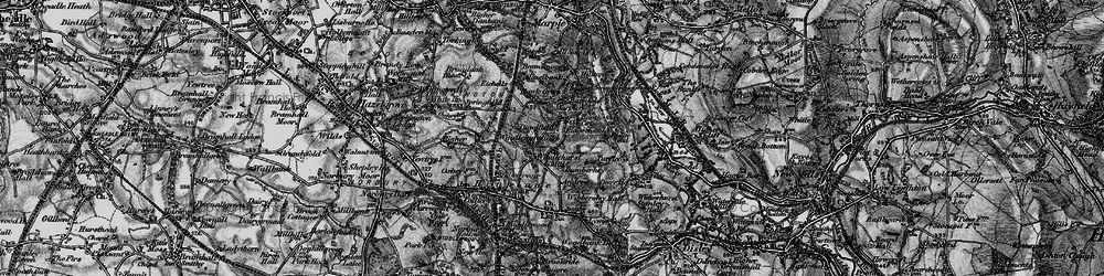 Old map of Windlehurst in 1896