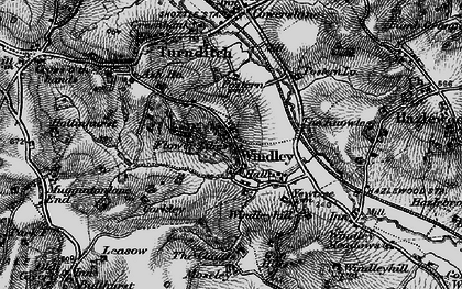 Old map of Windley in 1895