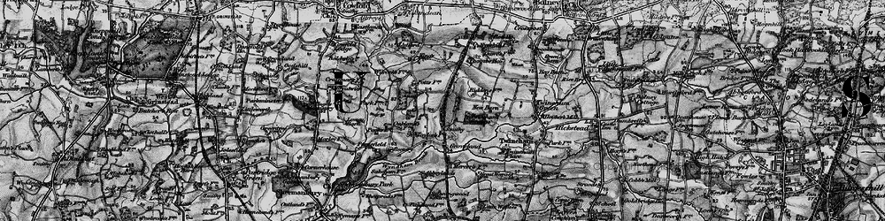 Old map of Wineham in 1895