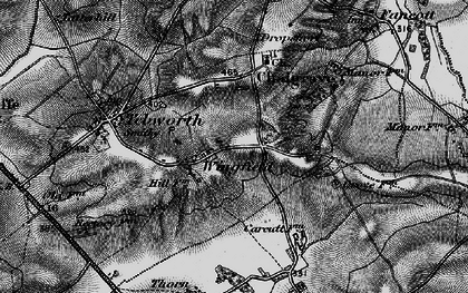 Old map of Wingfield in 1896