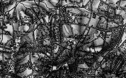 Old map of Whitegrove in 1895