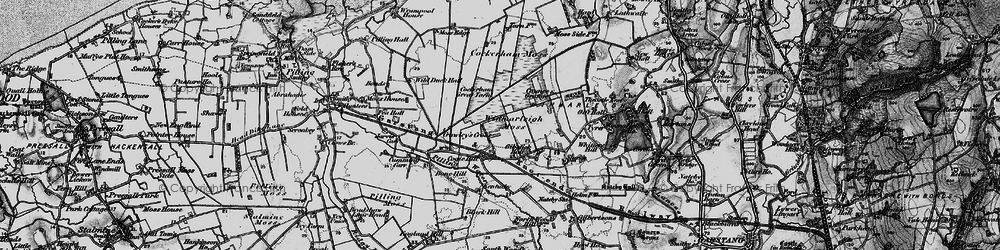 Old map of Winmarleigh Moss in 1896
