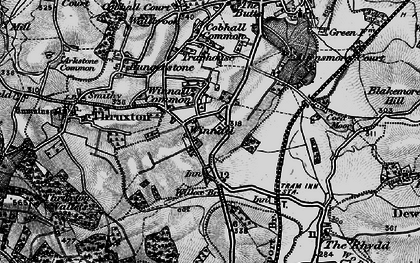 Old map of Winnal in 1898
