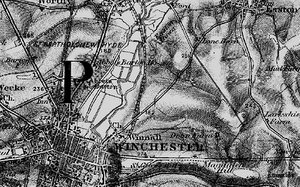 Old map of Winnall in 1895
