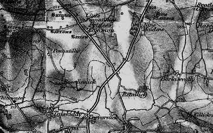 Old map of Winnard's Perch in 1895