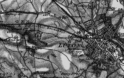 Old map of Winsdon Hill in 1896