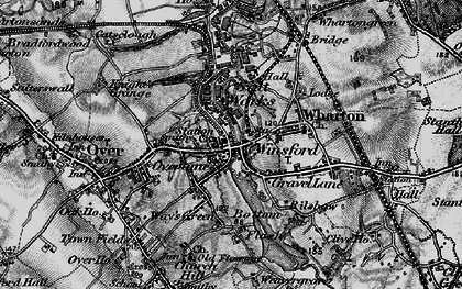 Old map of Winsford in 1896