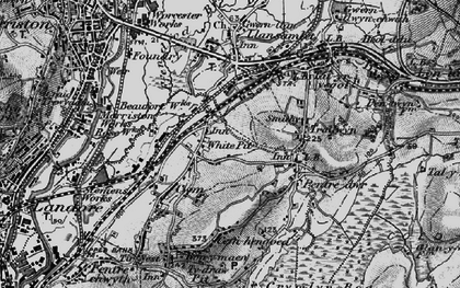 Old map of Winsh-wen in 1897