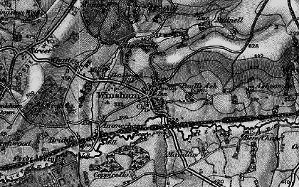 Old map of Winsham in 1898