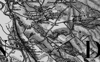 Old map of Briggle in 1897