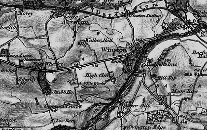 Old map of Winston in 1897