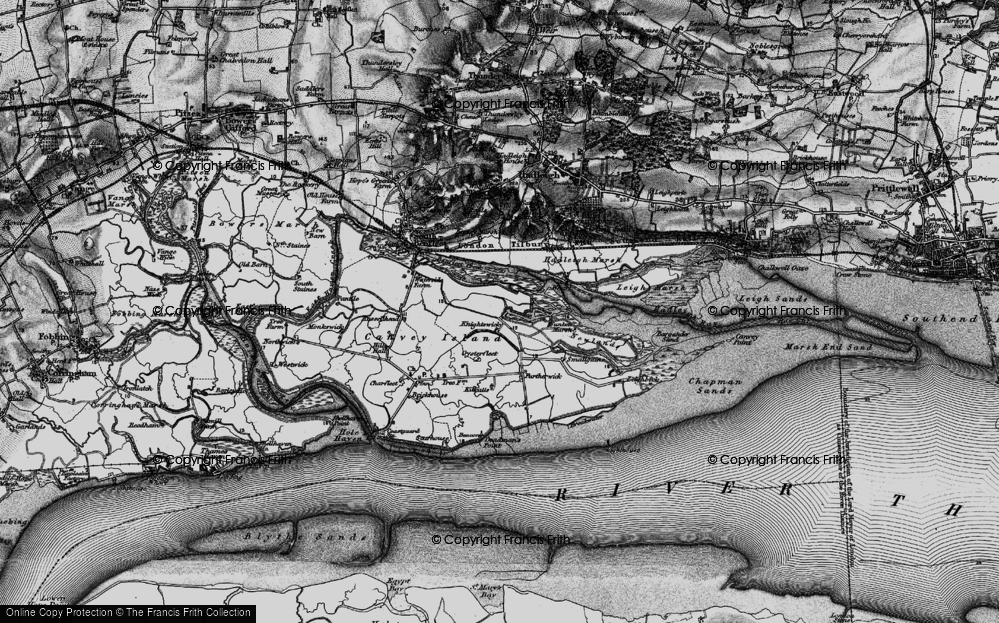 Old Map of Winter Gardens, 1896 in 1896