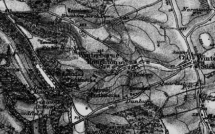 Old map of Winterborne Houghton in 1898