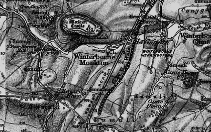 Old map of Winterborne Monkton in 1897