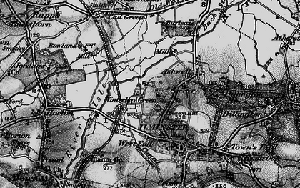 Old map of Winterhay Green in 1898