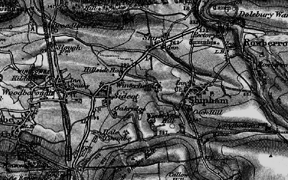 Old map of Winterhead in 1898
