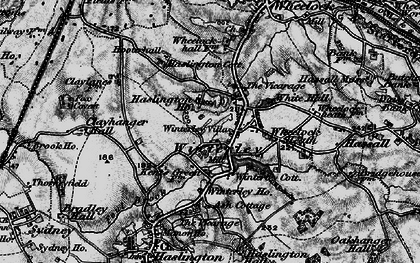 Old map of Winterley in 1897