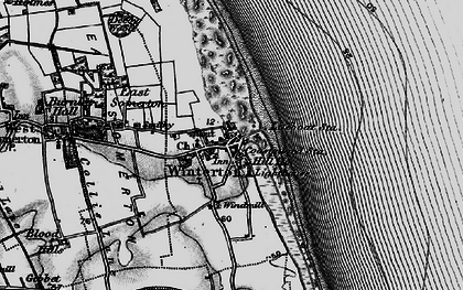 Old map of Winterton-on-Sea in 1898