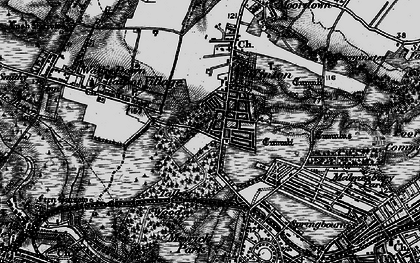 Old map of Winton in 1895