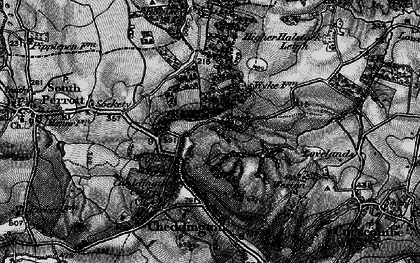 Old map of Winyard's Gap in 1898