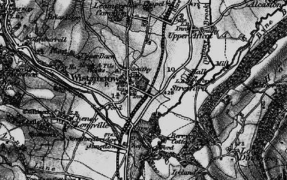 Old map of Wistanstow in 1899