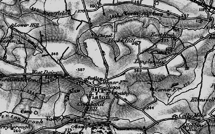 Old map of Hooks Hill in 1898