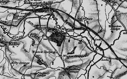 Old map of Wistow in 1899