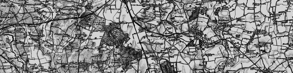Old map of Withergate in 1898