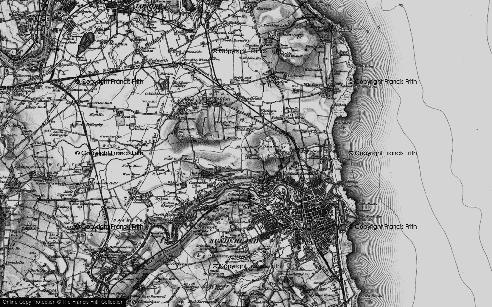 Old Map of Witherwack, 1898 in 1898