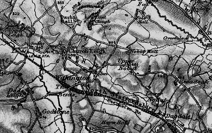 Old map of Withington in 1897