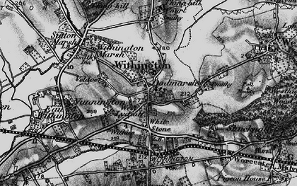 Old map of Withington in 1898