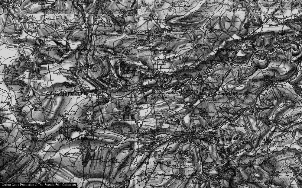 Old Map of Withy Mills, 1898 in 1898