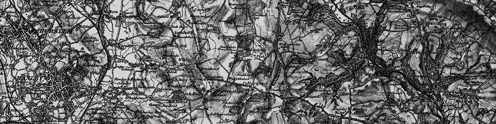 Old map of Withystakes in 1897