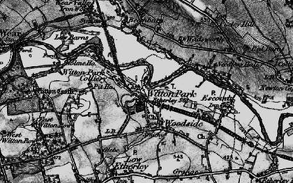 Old map of Witton Park in 1897