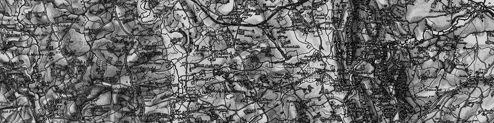 Old map of Wofferwood Common in 1898