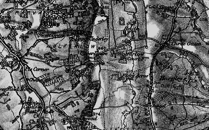 Old map of Wolferlow in 1899